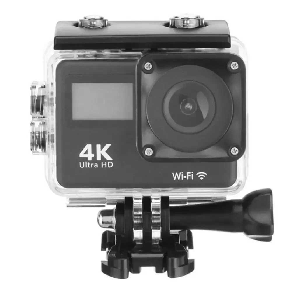 HelmetActionCamera4KUltraHDDualLCDScreenWiFi170DGo