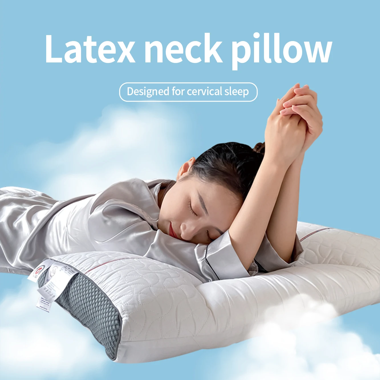 Latex Care Pillow Hotel Bedroom Bed Sleeping Pillow Orthopedic Massage  Cervical Memory Pillow Oreiller Almohada Neck Relief| | - AliExpress