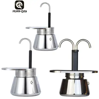 Single/Double Tube Espresso Maker Easy To Operate & Quick Cleanup Pot Italian Coffee Machine Maker 1/2/4 Cups Gift for Man Women 1