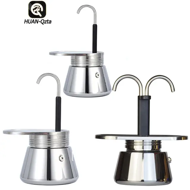 Single/Double Tube Espresso Maker Easy To Operate & Quick Cleanup Pot Italian Coffee Machine Maker 1/2/4 Cups Gift for Man Women 1