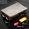 Alloy Poker Pushing Card Pistol Toy Gun Launcher Decompression Toy Soft Bullet Shell Ejecting Shooting Model for Adults Children 1