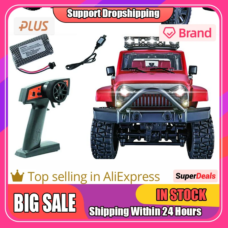 

For Rbrc 1:14 Wrangle-r RC Car Model Toy Simulate 2.4g Four-wheel Drive Car Accessoris Drop Shipping