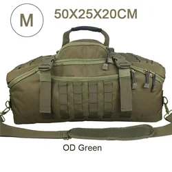 Large Capacity Tactical Backpack - Outdoor Camping and Travel Duffle Bag (M OD Green)