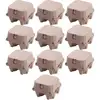 10Pcs Creative 4 Grids Paper Pulp Egg Cartons Space Saving Reusable Empty Egg Storage Box Stackable Egg Containers Refrigerator 3