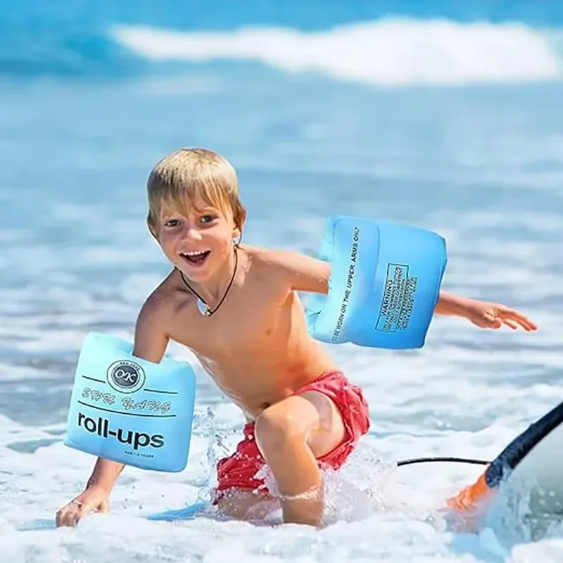 Swimming Arm Rings Portable Floating Circle Sleeves Arm Rings New Inflatable Swimming Arm Rings Pool Buoy Armbands For Swimming Pool Floaters