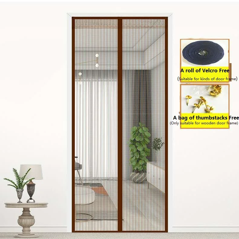 Door Mesh BrownPlain