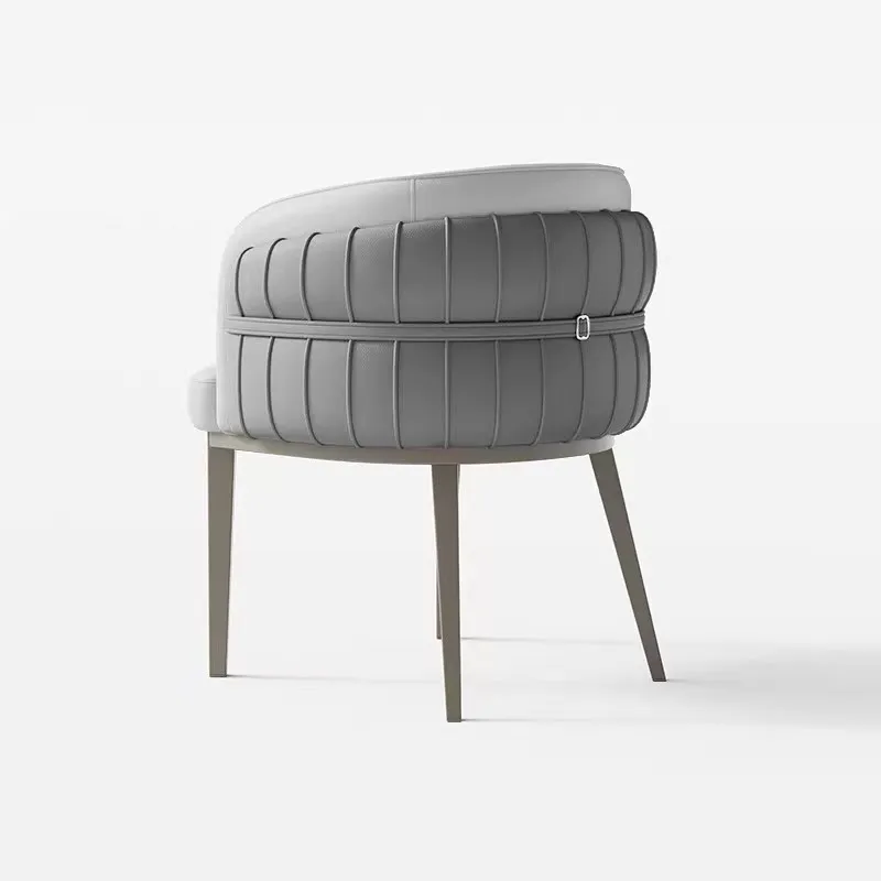 Nordic Style Premium Leisure Chair Simple Modern Design Luxury Home Living Room Furniture for Hotels Coffee Tea Shops Fabric