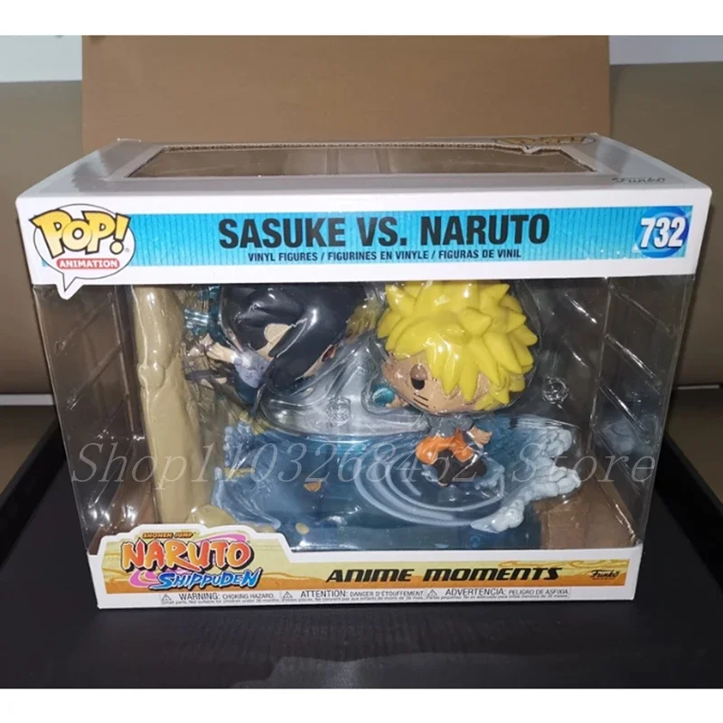 thumbnail image 4 of ¡Novedad de 2024! Figura de acción FUNKO POP de Anime Moments Sasuke vs. Naruto n.° 732, modelo de PVC, juguetes de colección para regalar, 4 of 5