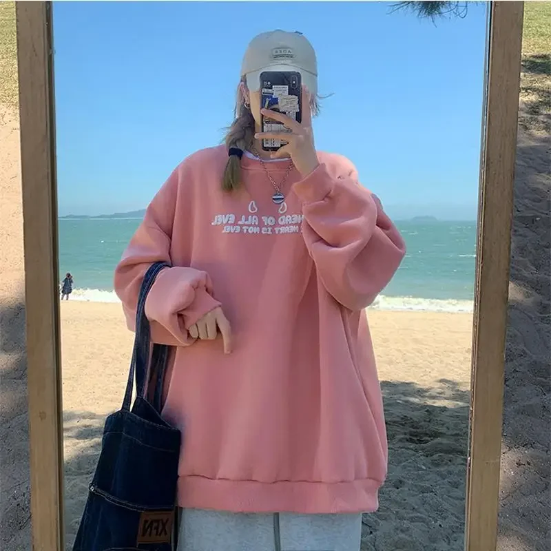 Bear Hoodies Fashion Harajuku Sweatshirt Women Long Sleeve Loose Couple Wear Reflective Devil Pullover Female Kawaii Tops Y2k