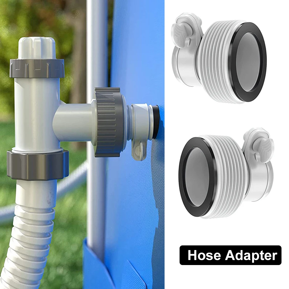 Ablass stopfen anschluss mit Kragen Schlauch adapter Konverter Ersatz  pumpen Anschluss adapter Außen Whirlpool für Intex Fit Aru - AliExpress