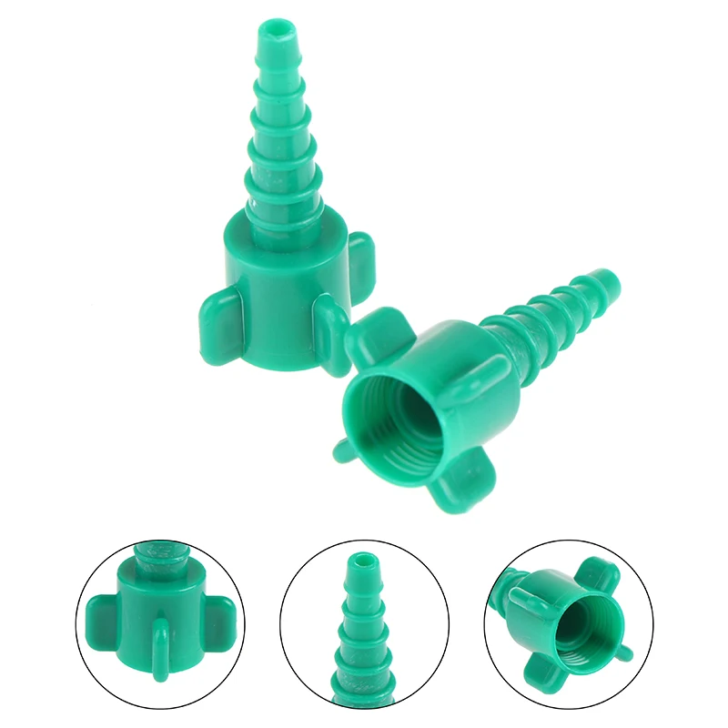 Pressure Reducer Accessories Barbed Pagoda Connector For Connecting Nasal Oxygen Tubes Flame Retardant Sealed Copper Gasket