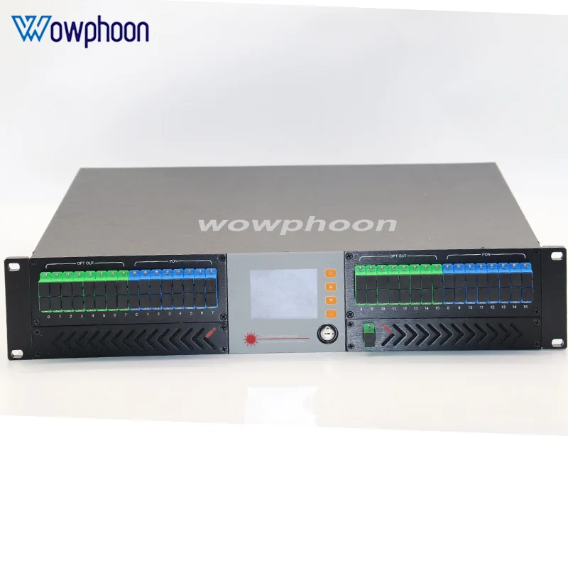 EDFA WDM 32 ports Optical Fiber Amplifier, 32 Ports, 16dBm, CATV 1550nm, High Power, Multi-Output, EDFA, WDM Customized