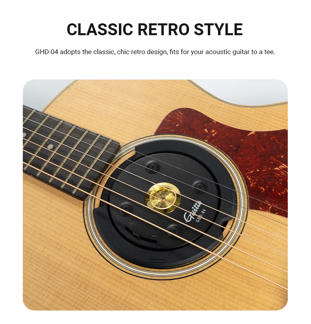 Guitto Series GHD-04 Guitar Humidifier Quality Silicone Anti-whistling Portable