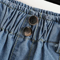 High Waist Wide Leg Loose Denim Shorts Women 2024 Summer New Arrivals Half Length Blue Color Jeans Shorts Korean Casual Jeans - Image 5