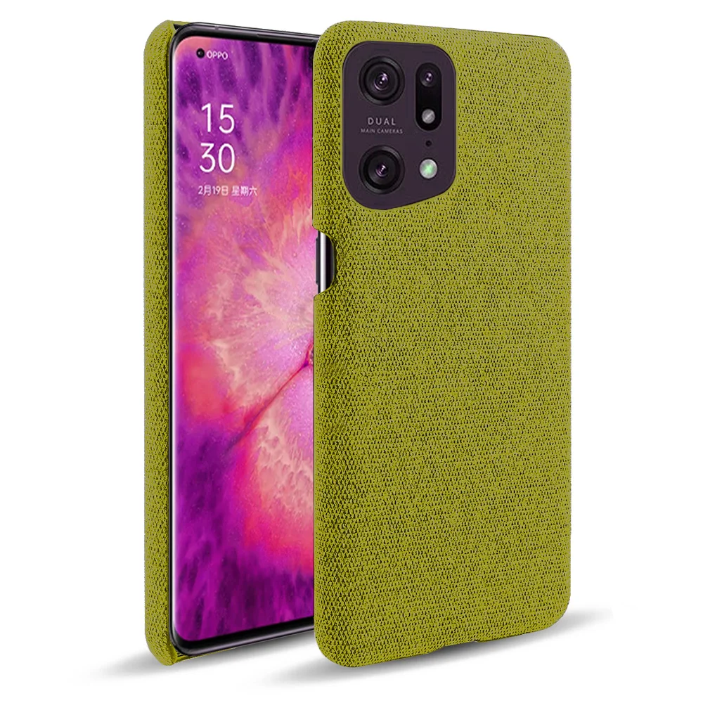 

OPPO Find X5 Pro Case For OPPO Find X5 Pro Realme GT2 9 Pro Plus 9i V25 C35 Luxury Cloth Texture Cover For OPPO A36 Reno7 Z SE