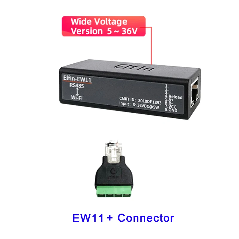 ตัวเลือกสินค้า WiFi Serial Server แปลง RS485 เป็น TCP/IP สำหรับ IoT