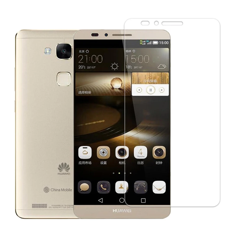 Film Protection écran En Verre Trempé Pour Huawei Mate 7 - Marque Novago - Anti-rayures, Neuf