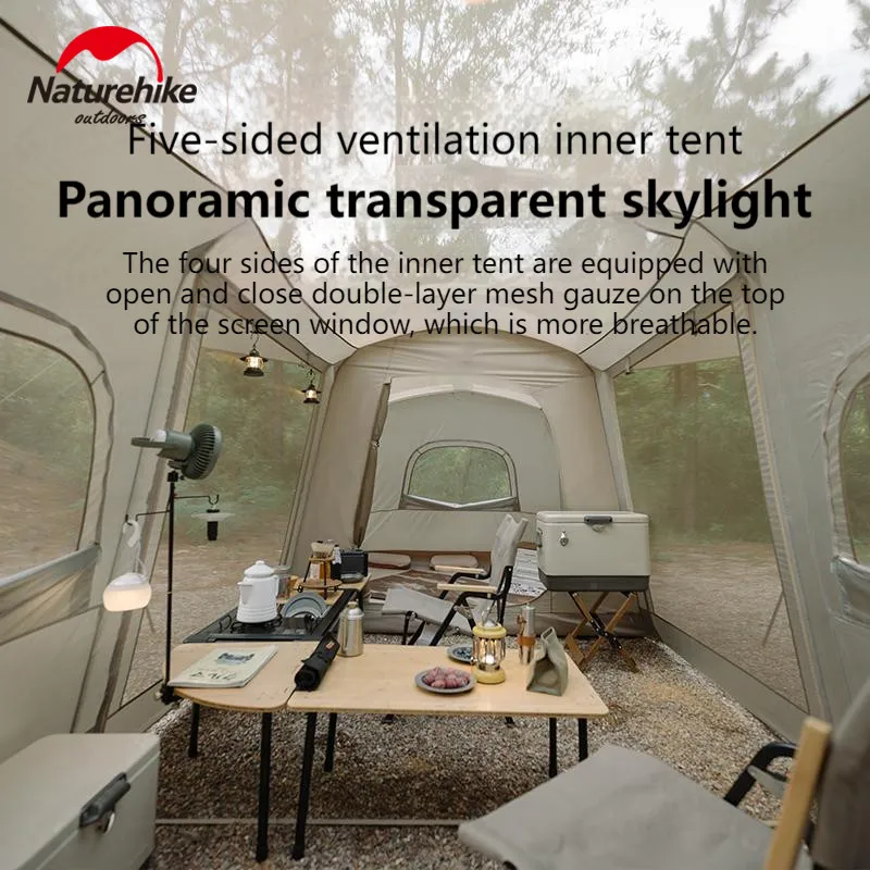 야외 탐험을 위한 완벽한 선택, Naturehike CLOUD VESSEL 터널 텐트