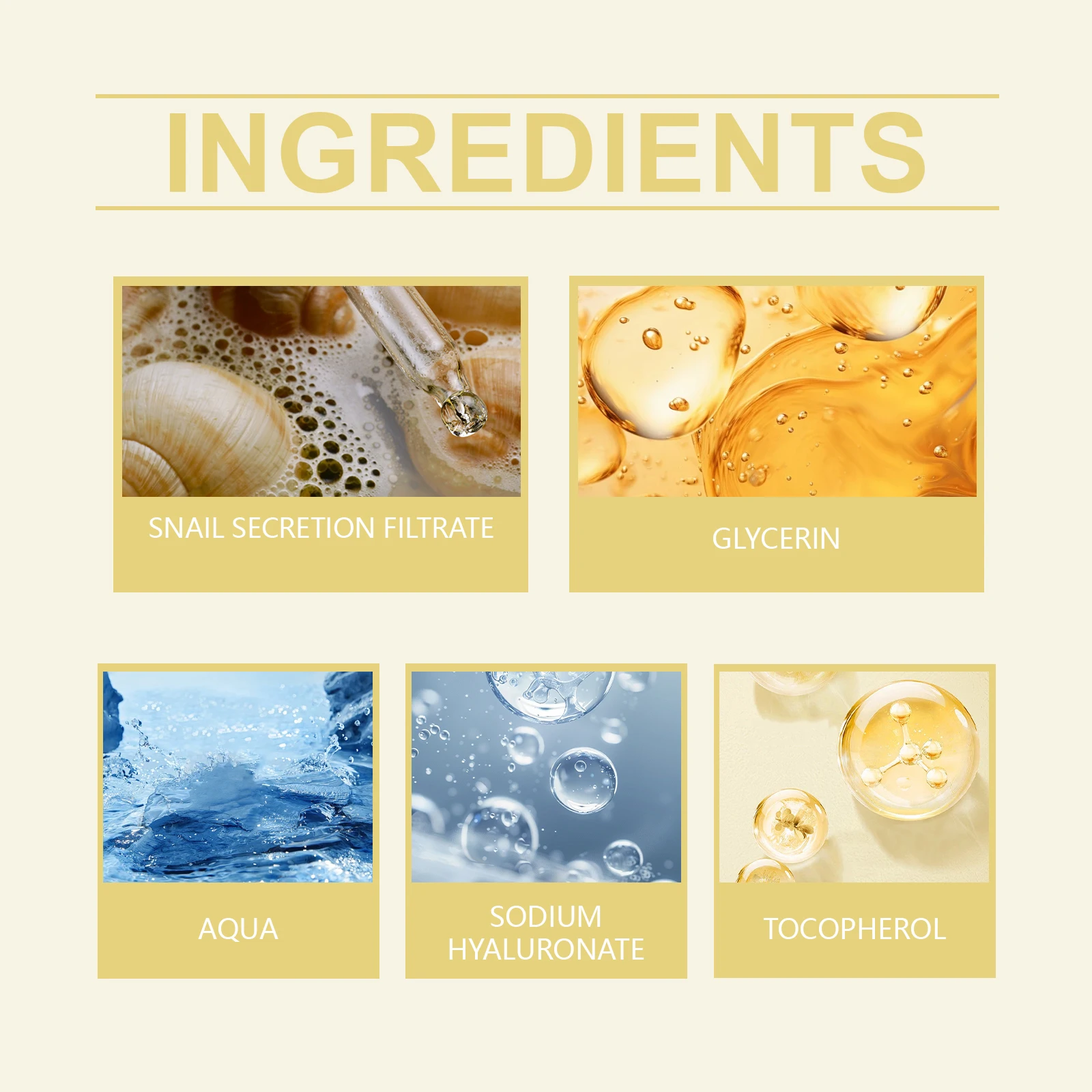 Snail Mucin Skin Care Set Fade Fine Lines Repair Tighten Firming Moisturizing Smooth Glow Brightening Facial Essence Gift Box