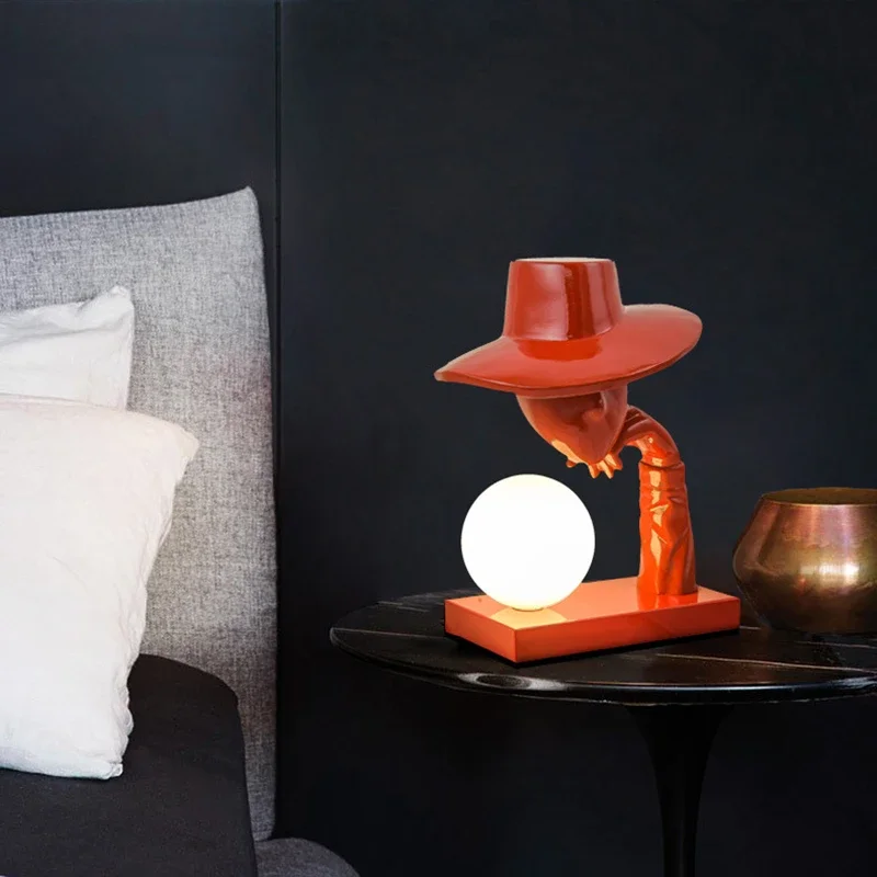 

Современные дизайнерские настольные лампы, креативные декоративные прикроватные светильники для гостиной, спальни, скандинавский домашни...