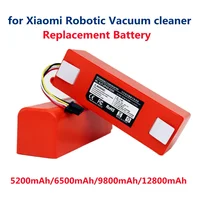 Replacement Battery BRR-2P4S-5200D for XIAOMI 1S 1ST Roborock SDJQR01RR Sweeping Mopping Robot Vacuum Cleaner 5200mAh 2
