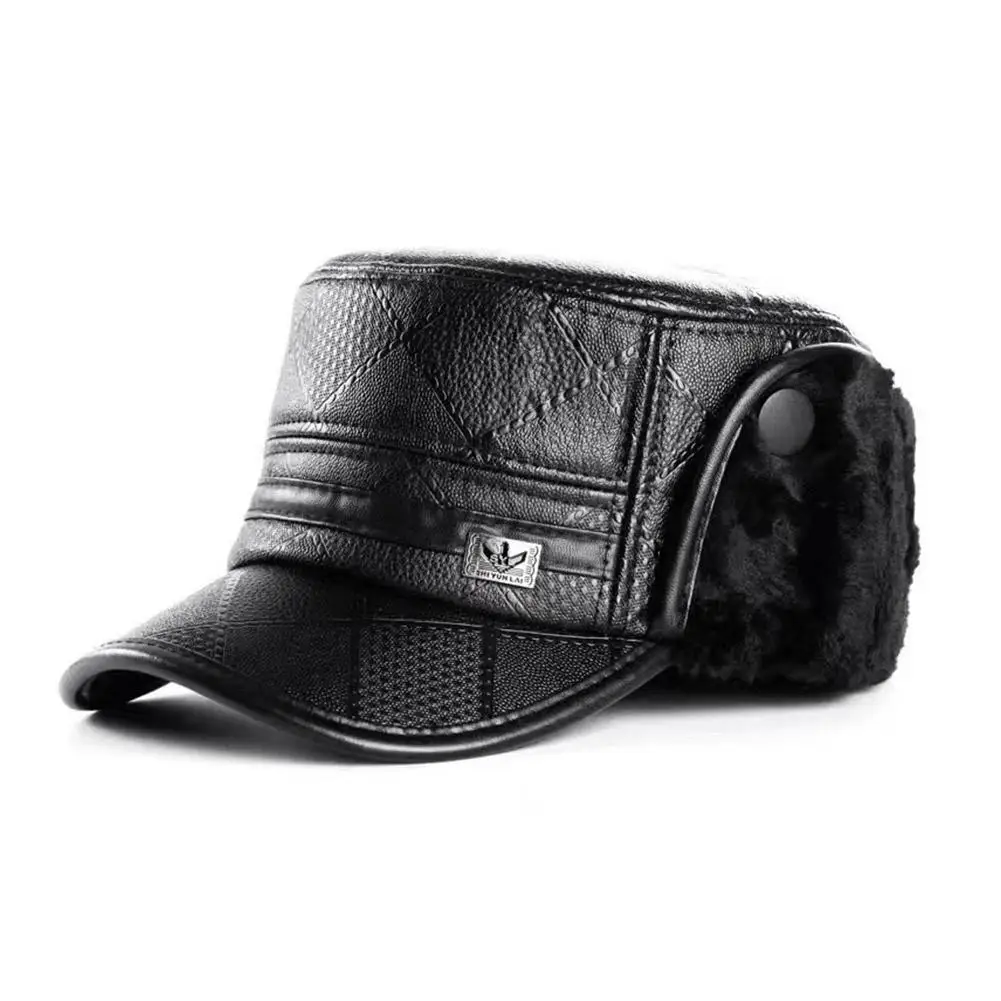 Wintermütze für Herren, winddicht, wasserdicht, Outdoor-Wintermütze, Entenschnabel-Design, Wintermütze für ältere Menschen, ohne Bügel, Komfort für den ganzen Tag ﻿ – Detail 3