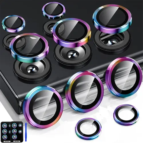Camera Lens Protector For Samsung S25 S26 Ultra S24 S23 S22 Ultra Case Tempered Glass Film Titanium Alloy Ring Phone Accessories