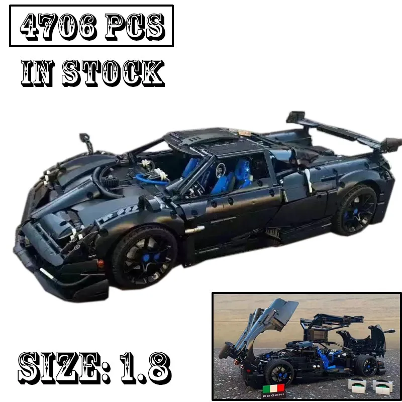 

New MOC-142670 Huayra BC Most Wanted Track Edition Racing Supercar Racers Vehicles Building Blocks Bricks Toy Kid Birthday Gifts