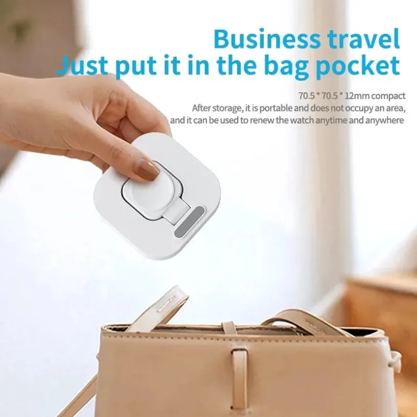 Portable Fast Charging Base Bracket Magnetic Wireless Watch Charger Station Dock for Apple Watch Series IWatch S8 Ultra 7 6 5 4