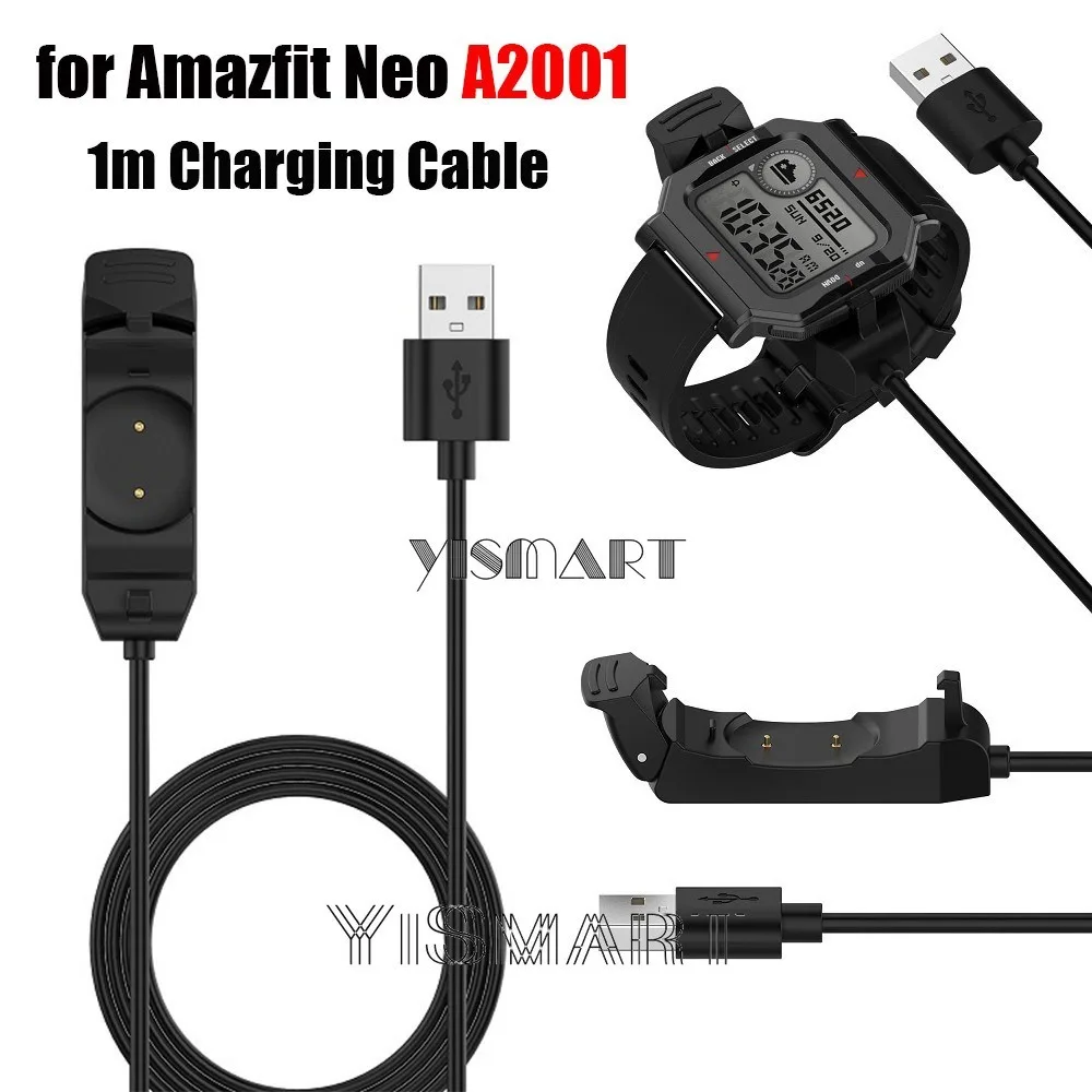 

USB Charger for Amazfit Neo A2001 Smart Watch Fast Charging Cable for Huami Amazfit Neo