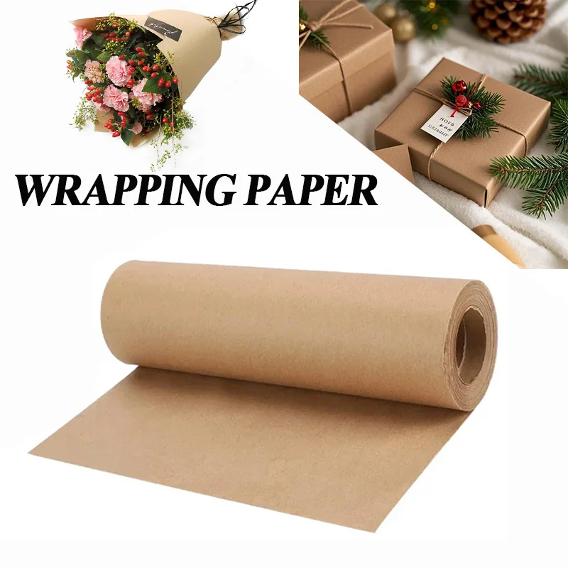 Brown Kraft Paper Roll| 100% Pure Kraft| Eco-Friendly, Recyclable - View #3
