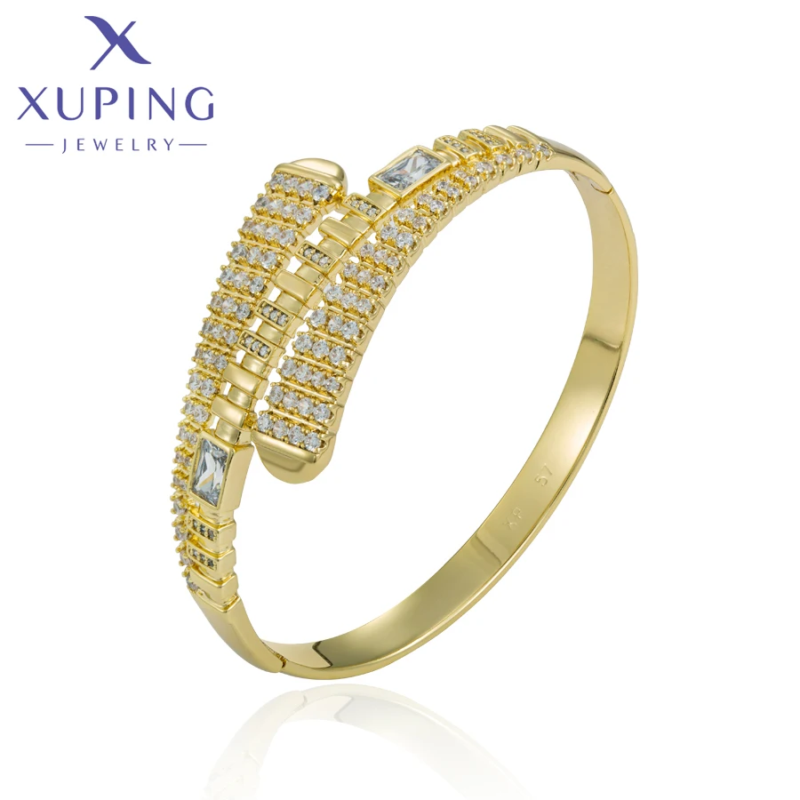 Xuping Jewelry Popular High Quality Light Gold Color Bangle