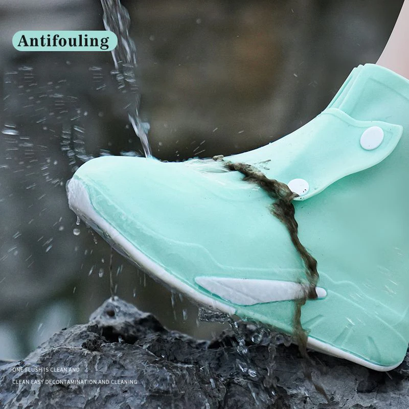 Visitor Shoe Covers Journalist Galoshes Rain Shoes Reusable Waterproof Shoe Covers Men Women Slip Resistant Overshoes Washable