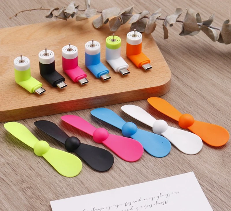 Creative Mini Micro Portable Fan Mobile Phone Mini Fan Charging Treasure Cooling Fan For Type-C USB Gadget Fans Tester 20 Sfe4b456dd6624256b2b246113ca9b216r