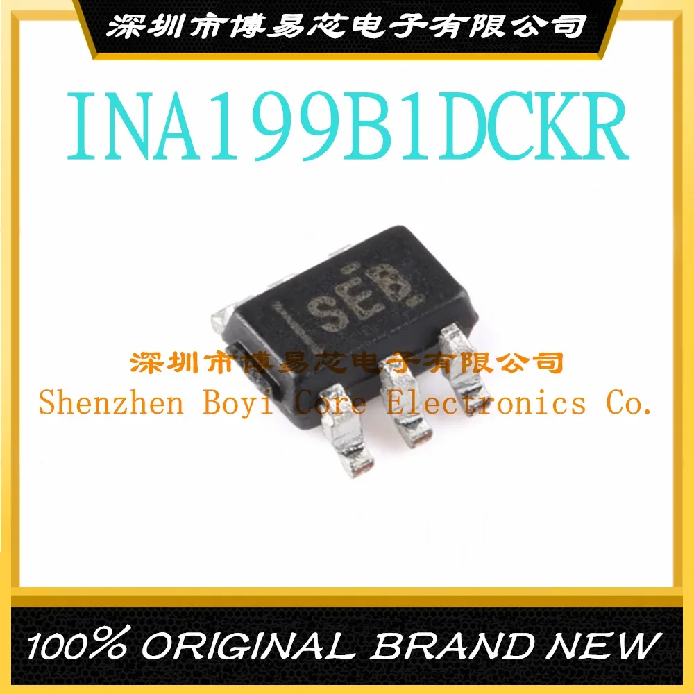 INA199B1DCKR SC-70-6 original genuine bidirectional current sensing amplifier chip new original ad8221armz r7 ad8221armz msop 8 precision instrument amplifier ic chip