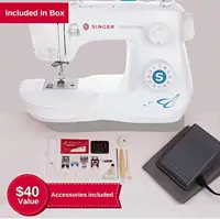 Singer Fashion Mate™ 3342 Lightweight & Portable Sewing Machine With Accessory Kit | 32 Built-In Stitches, Free Arm, Full Metal 2