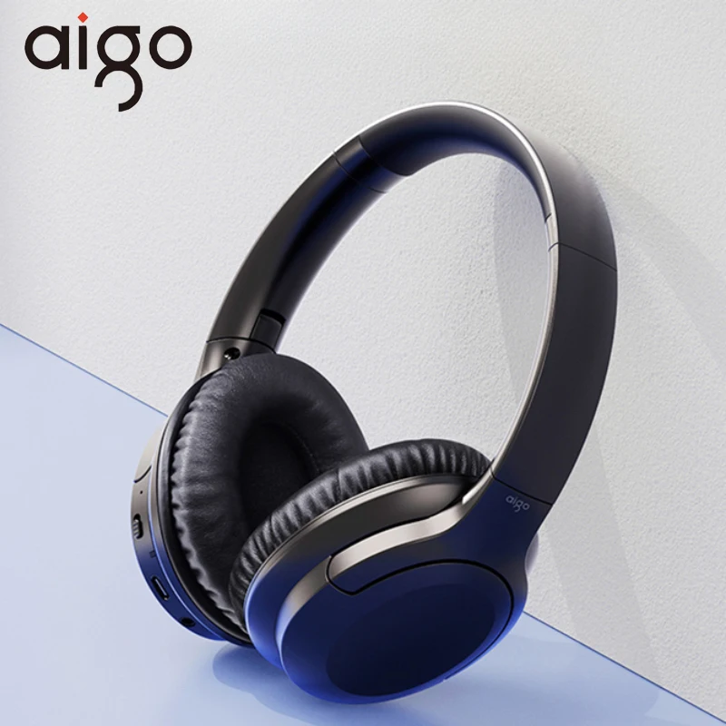 

Aigo WY100 Folding Headworn Bluetooth Earphones 40mm Surround Bass High Quality Call Noise Reduction Keying for Gaming Sports