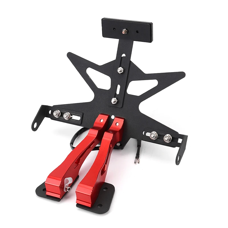 YAMAHA TMAX T-MAX 530 560 TMAX530 T-MAX560 2017-2021 라이센스 플레이트 홀더 펜더 제거기 테일 깔끔한 브래킷 (LED 포함)