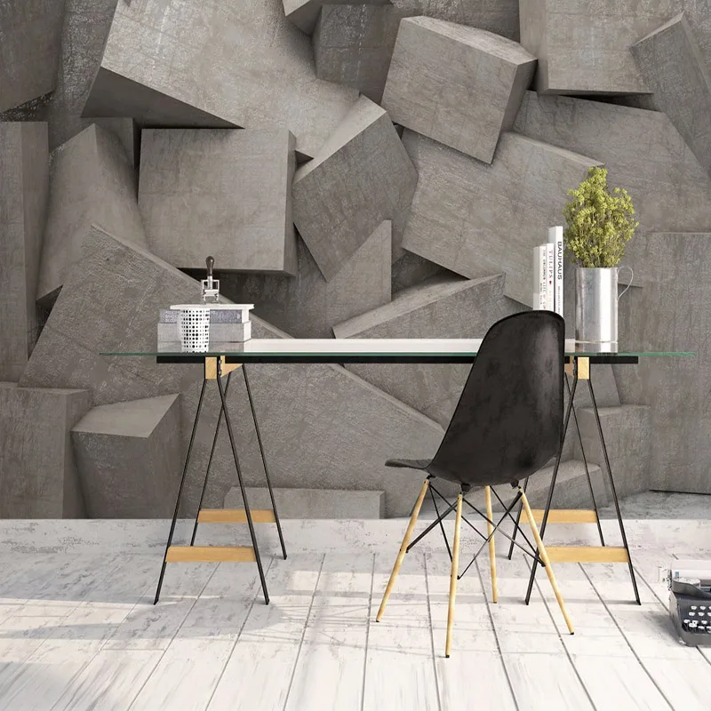 

Custom Any Size Wallpaper 3D Stereoscopic Abstract Space Geometric Photo Background Wall Murals Modern Living Room Bedroom Decor