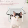 Automatic Opening Pet Cat flap Door Microchip Recognition Self-Closing QuietSeal 2-Way Entry for House Wall Glass Dog Doors