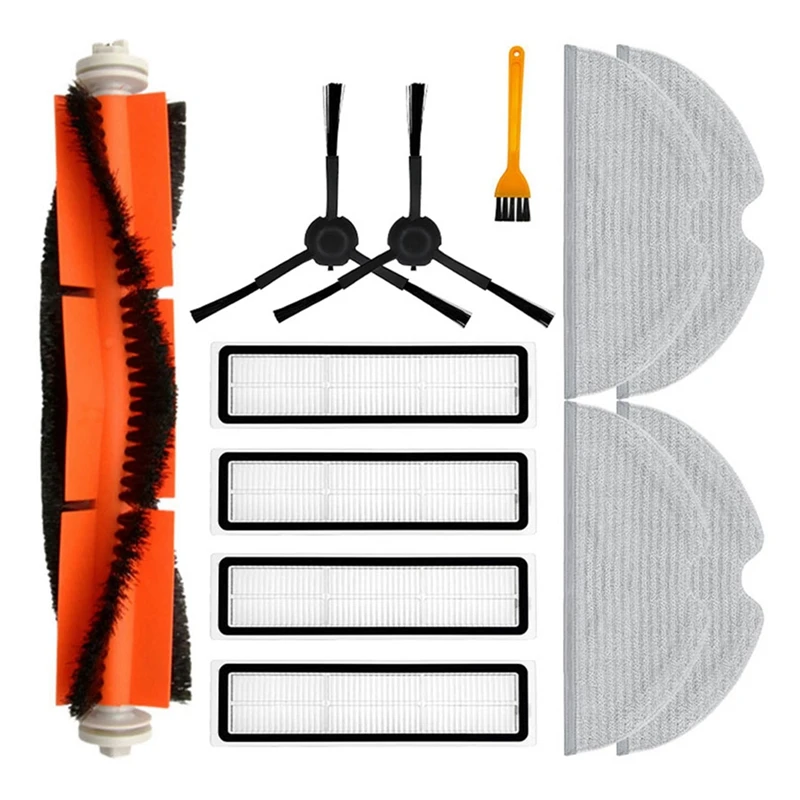 

For Xiaomi Dreame Bot L10 Pro D9 Max / Mistral Pro / TROUVER LDS Finder Part Main Side Brush Hepa Filter Mop Cloths