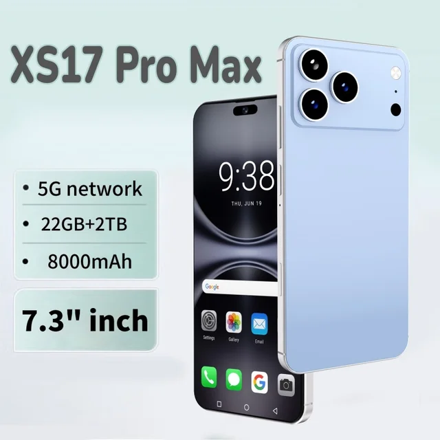 حار 2025 جديد الوسادة XS17 برو ماكس الكمبيوتر اللوحي 7.3 بوصة HD 4K أندرويد 14 22 جيجابايت + 2 تيرا بايت 8000 مللي أمبير بطارية 4G 5G المزدوج سيم بطاقة واي فاي لتحديد المواقع جوجل 1