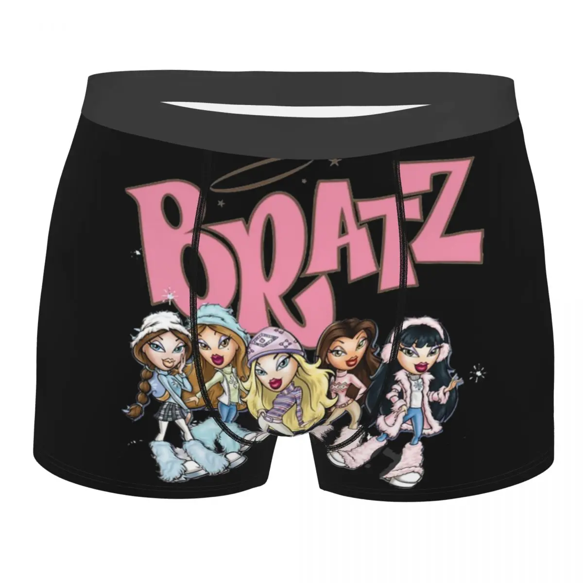 

Bratz Rock Angelz Underwear Men Sexy Printed Custom Japanese Anime Cartoon Boxer Shorts Panties