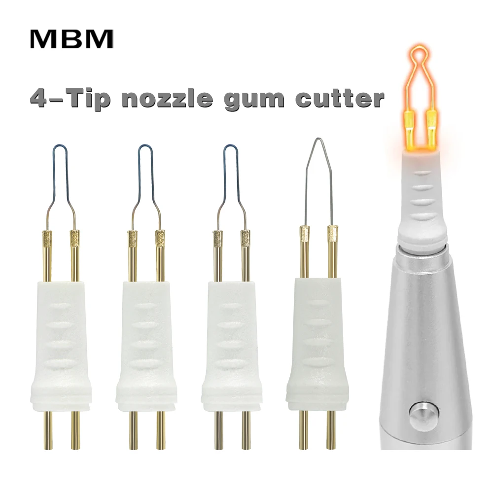 4 Tips for Dental Gutta Percha Cutter Gutta Percha Point Heating Tips Root Canal Therapy Equipment Accessories 4 Pack