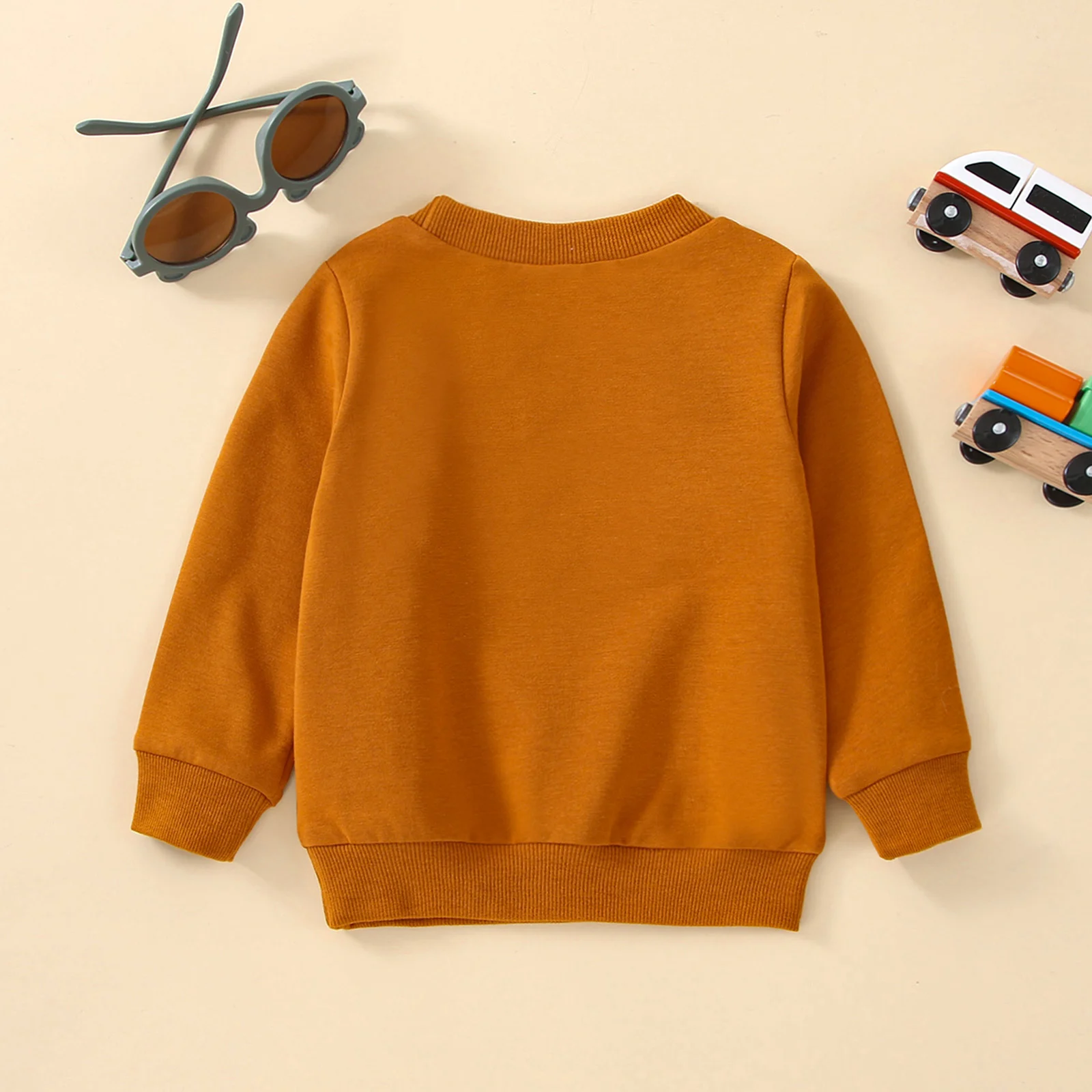 Citgeett Autumn Infant Baby Girls Boys Long Sleeve Sweatshirt Letter Print Casual Loose Spring Clothing Suit