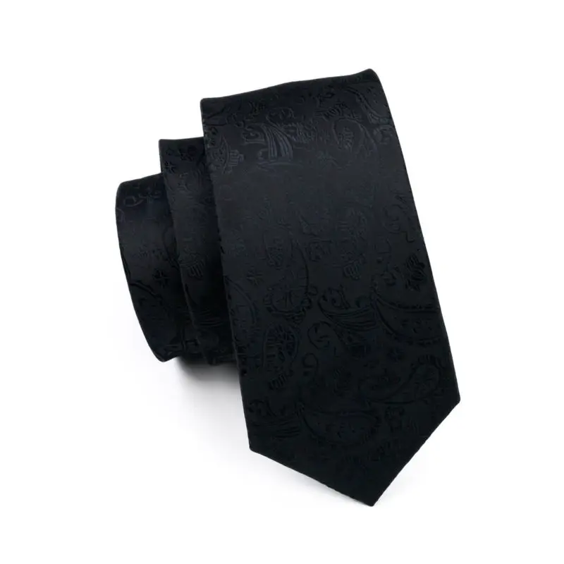 Mens Tie 100% Silk Hanky Cufflinks Necktie For Men Formal Business Wedding Party LS-823