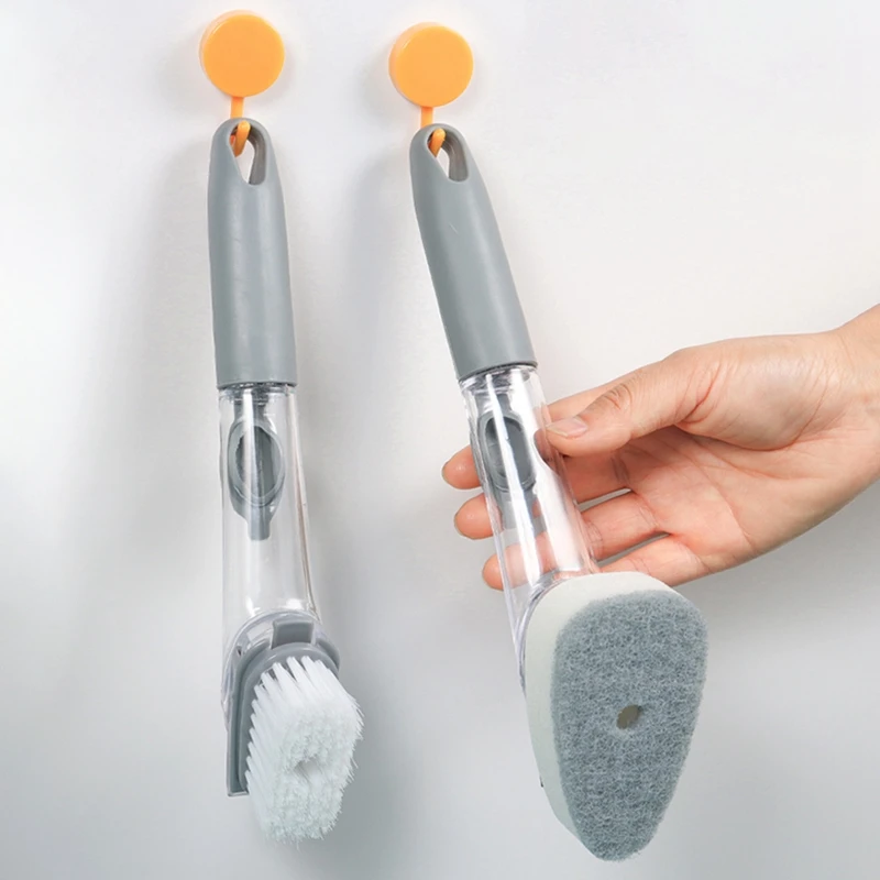 Silicone Dish Brush Handle + Brush Head - PUBLIC