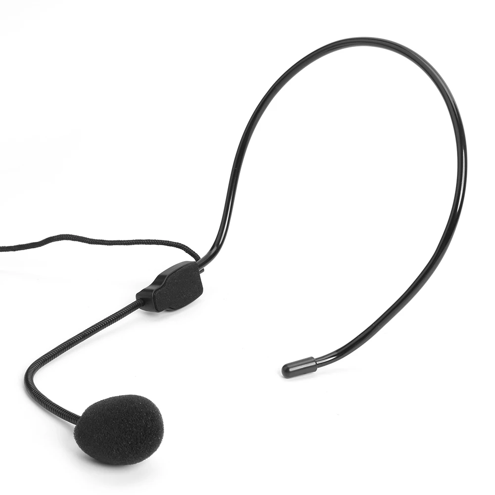 유선 헤드 마운트 마이크, 3.5mm 플러그 헤드셋 마이크, 교사 투어 가이드용