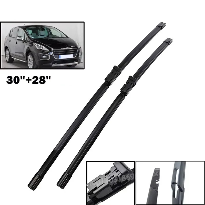 Peugeot 308  (MK1) Convertible 2007 - 2015 Aero Flat Wiper Blades