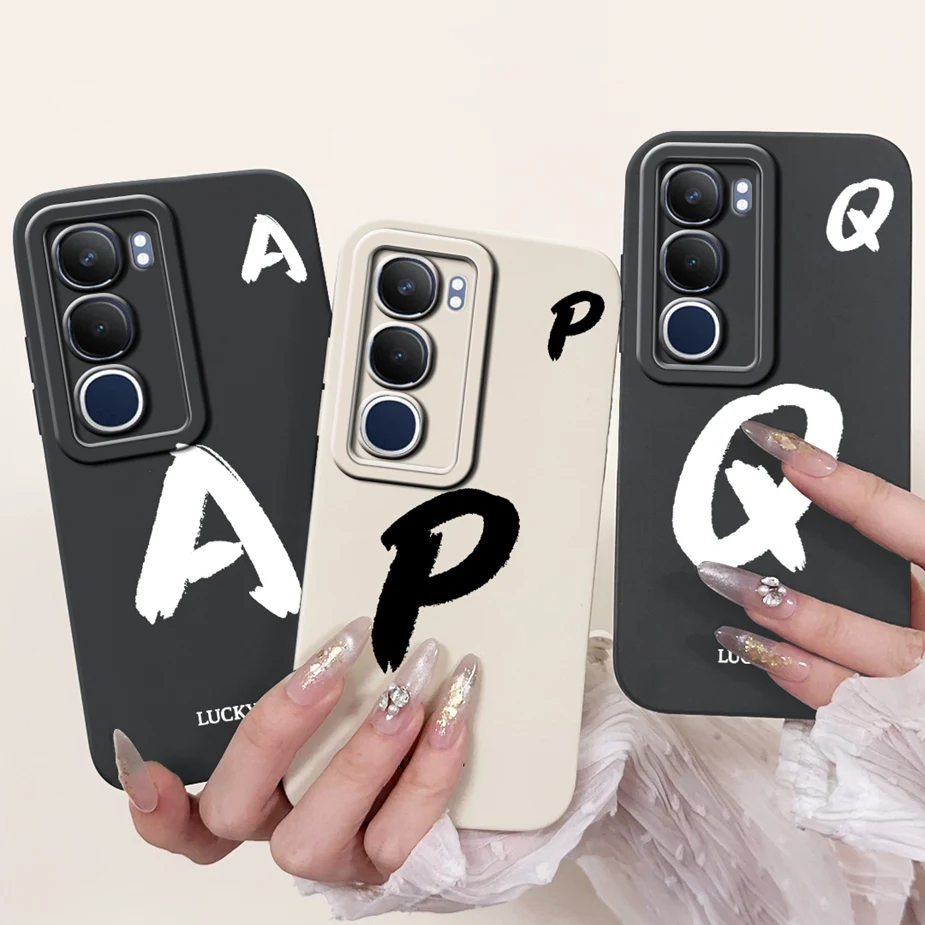 Luxury Lucky Letters Shockproof Soft TPU Phone Case Cover